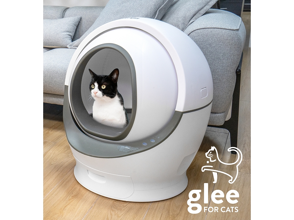 Glee αυτοκαθαριζόμενη ηλεκτρονική τουαλέτα γάτας με αισθητήρες ασφαλείας 63.7×63.2×72cm