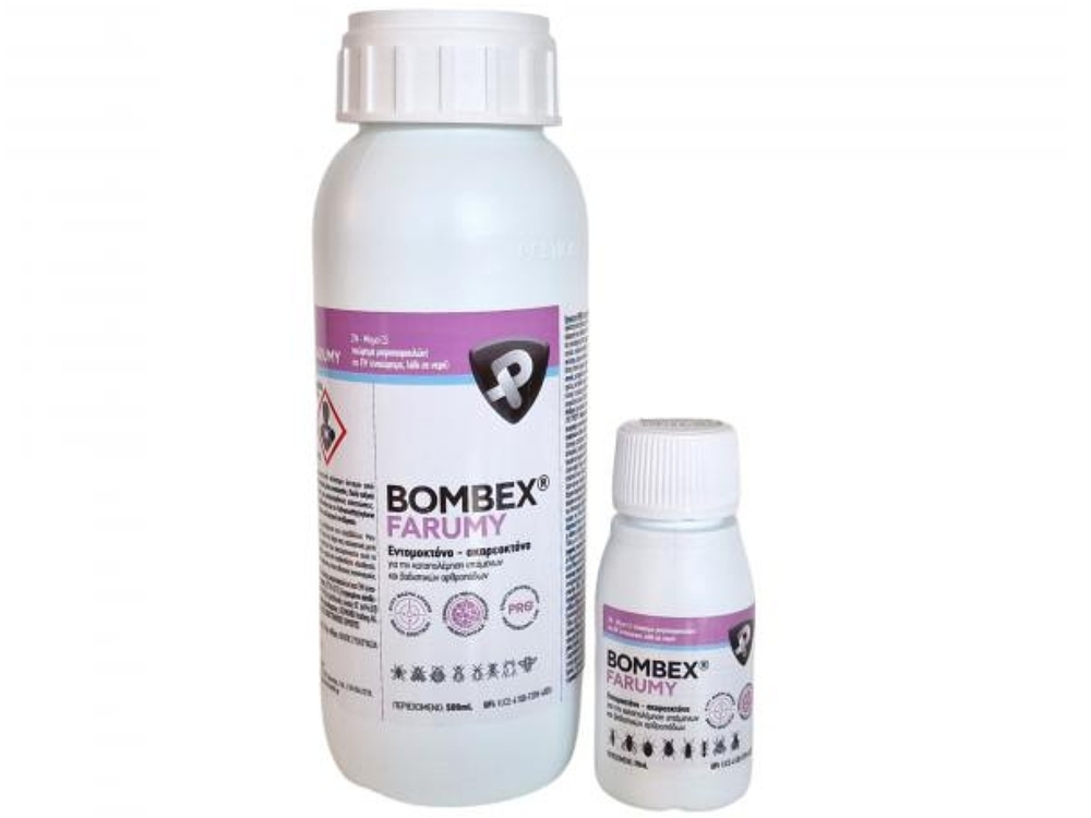 BOMBEX FARUMY 50mL – Πυρεθροειδές εντομοκτόνο για έντομα & ακάρεα