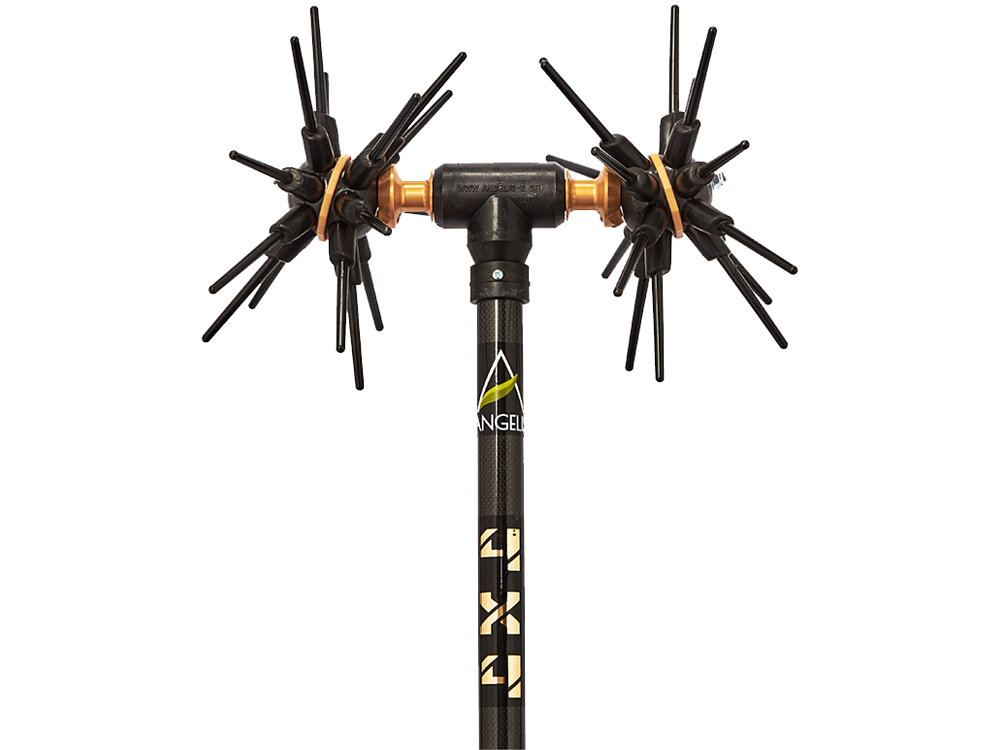 Asteras CF 4x4 All Carbon ελαιοραβδιστικό 12V 400W με 2 κεφαλές & 32 ανθρακονήματα