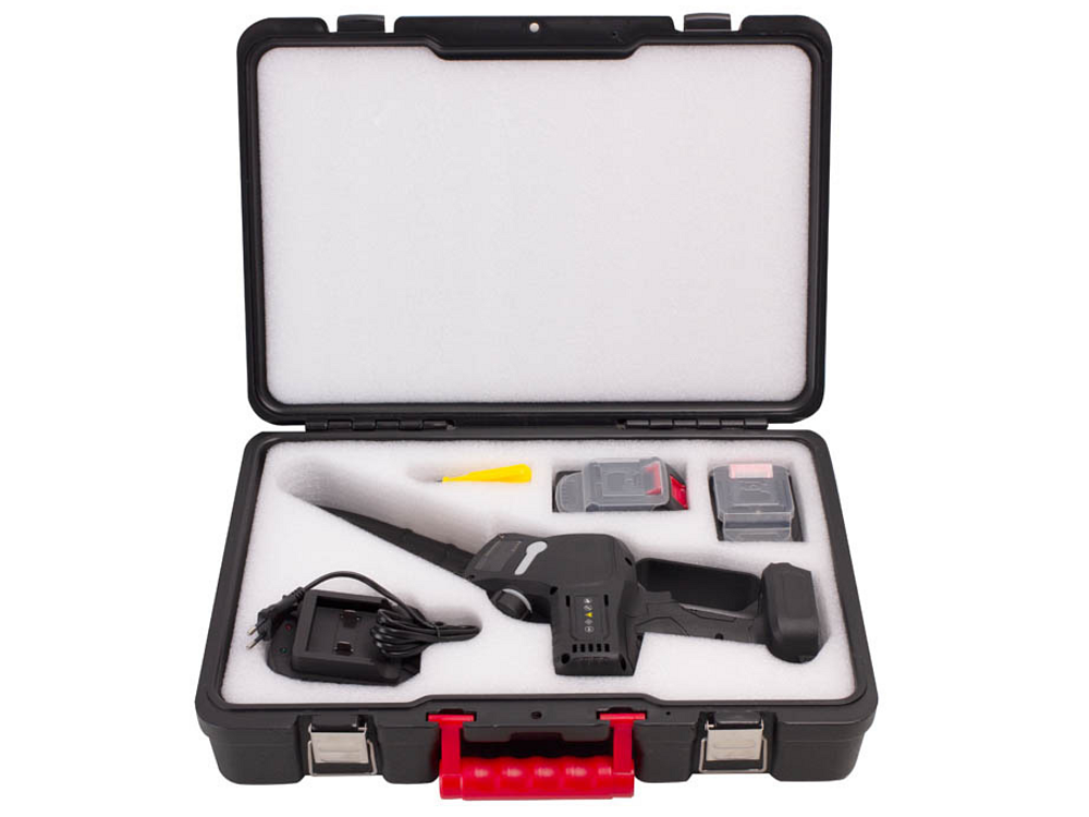 Αλυσοπρίονο κλαδέματος μπαταρίας Angelis 21V με 2 μπαταρίες 5.0Ah και λάμα 18cm