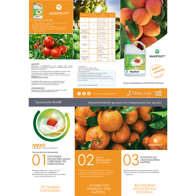 Βελτίωση ανθοφορίας με MAXIFRUIT