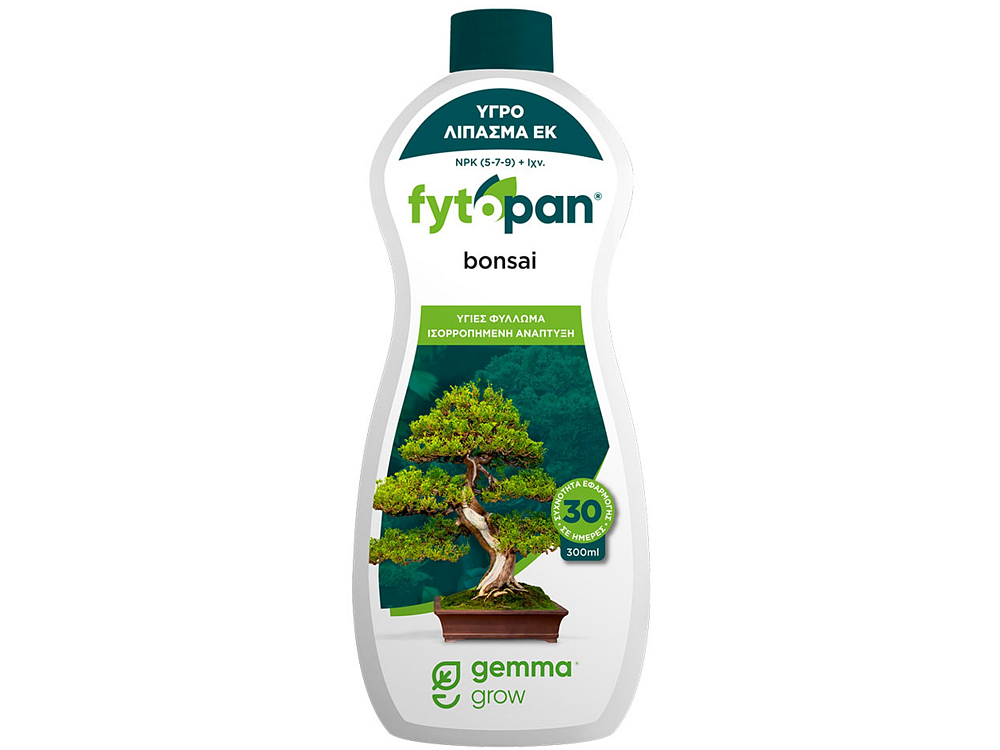 Fytopan λίπασμα για Bonsai 300ml – υγρό λίπασμα NPK 5-7-9 για υγιή ανάπτυξη