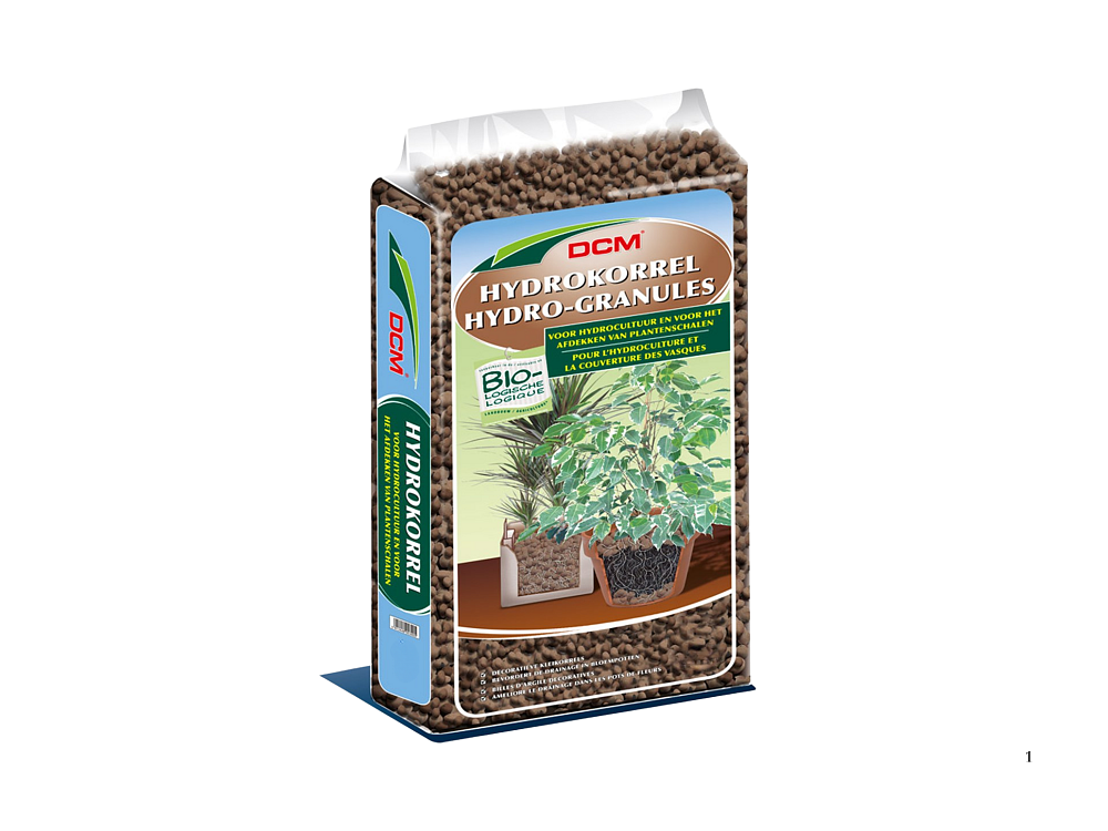 Διογκωμένη άργιλος DCM 2L – κόκκοι 8–16mm για υδροπονία και αποστράγγιση γλαστρών