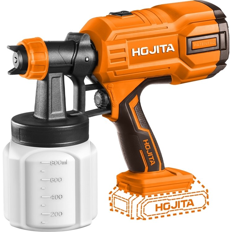 Πιστόλι βαφής HOJITA 20V – ασύρματο εργαλείο βαφής DIY