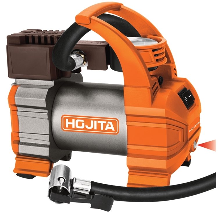 Κομπρεσέρ αέρος αυτοκινήτου HOJITA 140PSI – εικόνα προϊόντος σε χρήση