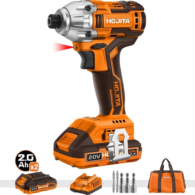 Παλμικό κατσαβίδι HOJITA 20V Brushless 170Nm – χρήση σε σφιξίματα βιδών