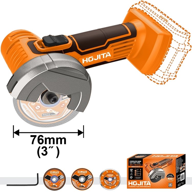 Hojita Mini 76mm – μικρός γωνιακός τροχός κοπής