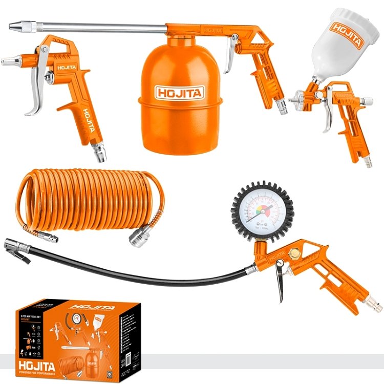 Εργαλεία αέρος HOJITA σετ 5 τεμαχίων – κοντινή εικόνα συσκευασίας