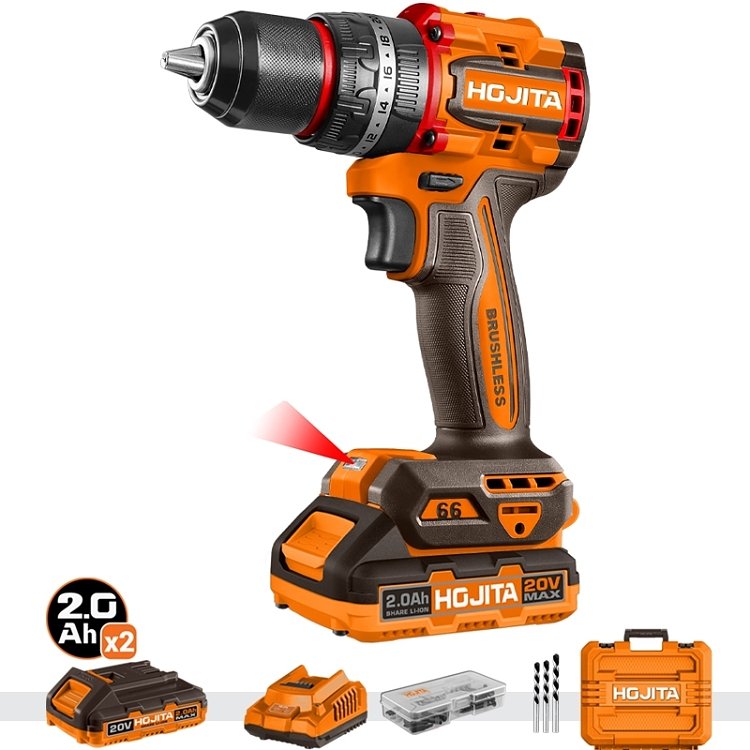 Δραπανοκατσάβιδο κρουστικό HOJITA Brushless 20V – χρήση σε τεχνικές εφαρμογές