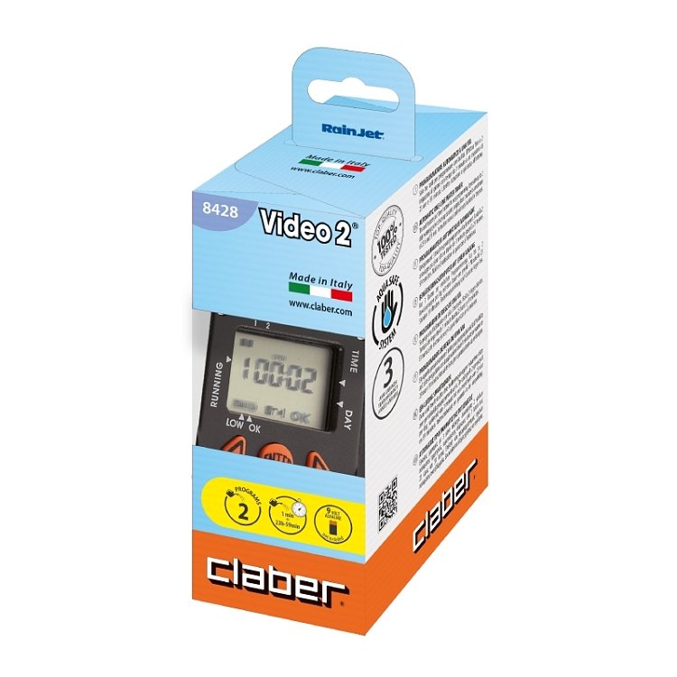 Claber Video-2 8428 ψηφιακός χρονοδιακόπτης βρύσης