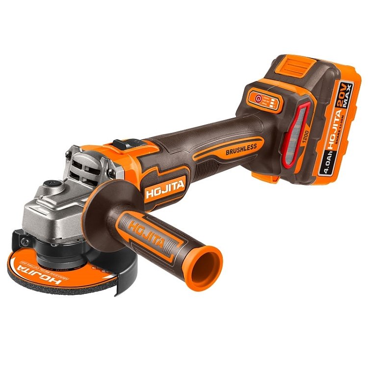 Γωνιακός Τροχός HOJITA Brushless 125mm 20V – 3 ταχύτητες