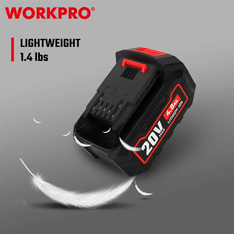 Μπαταρία WORKPRO 20V PROFI για δράπανα, πριόνια και εργαλεία DIY