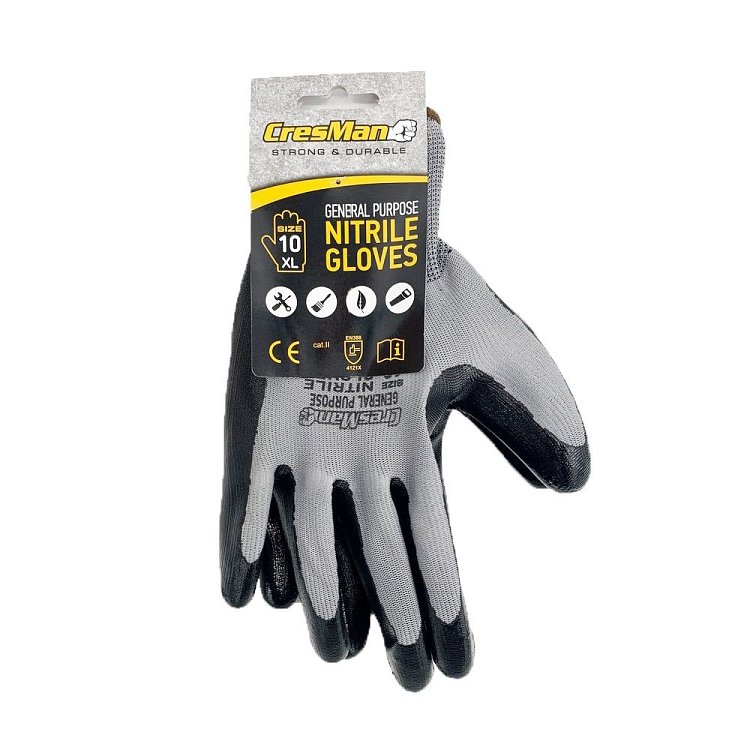 Cresman Super Nitrile Γάντια – λεπτομέρεια υφής παλάμης