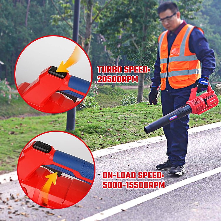 Επαναφορτιζόμενος φυσητήρας WORKPRO PROFI 20V-Li για καθαρισμό φύλλων