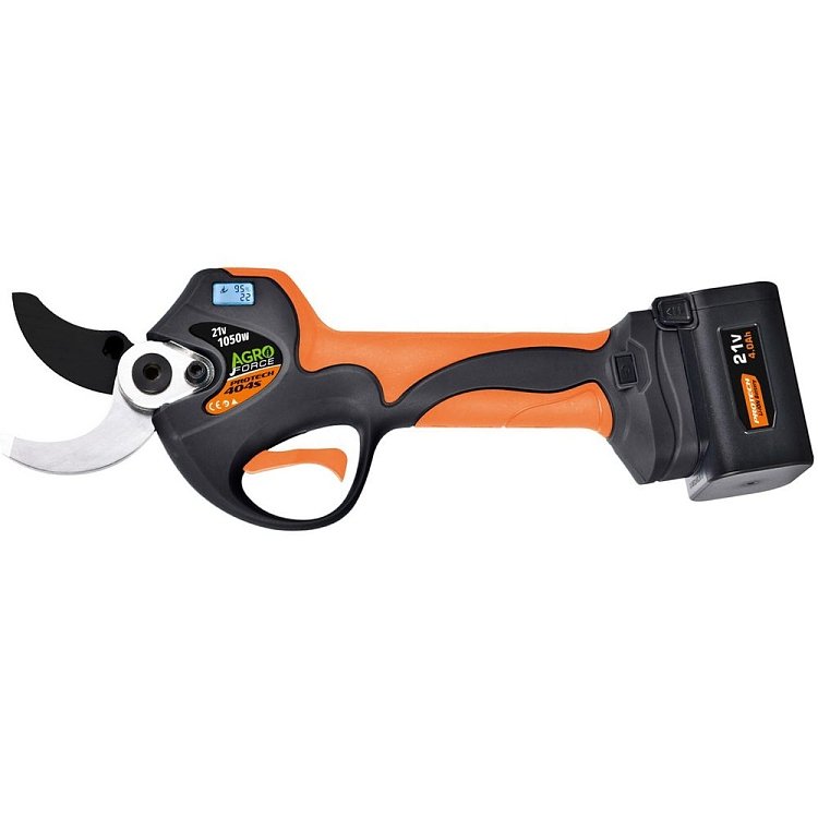 Ψαλίδι κλάδου μπαταρίας Cresman Agroforce 404S 21V με μοτέρ Brushless και οθόνη LCD