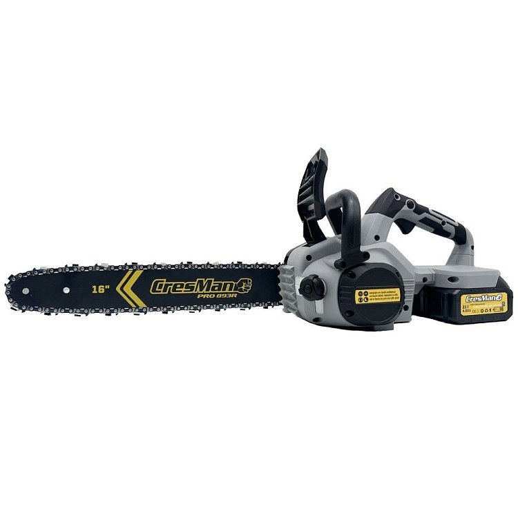 Αλυσοπρίονο μπαταρίας Cresman Pro 893R 21V με λάμα 40cm και 2 μπαταρίες 4000mAh