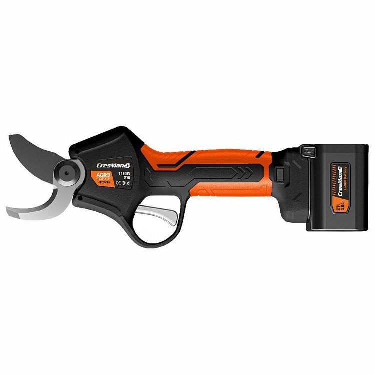 Ψαλίδι κλάδου μπαταρίας Cresman Agroforce 434S 21V με Brushless μοτέρ και 2 μπαταρίες