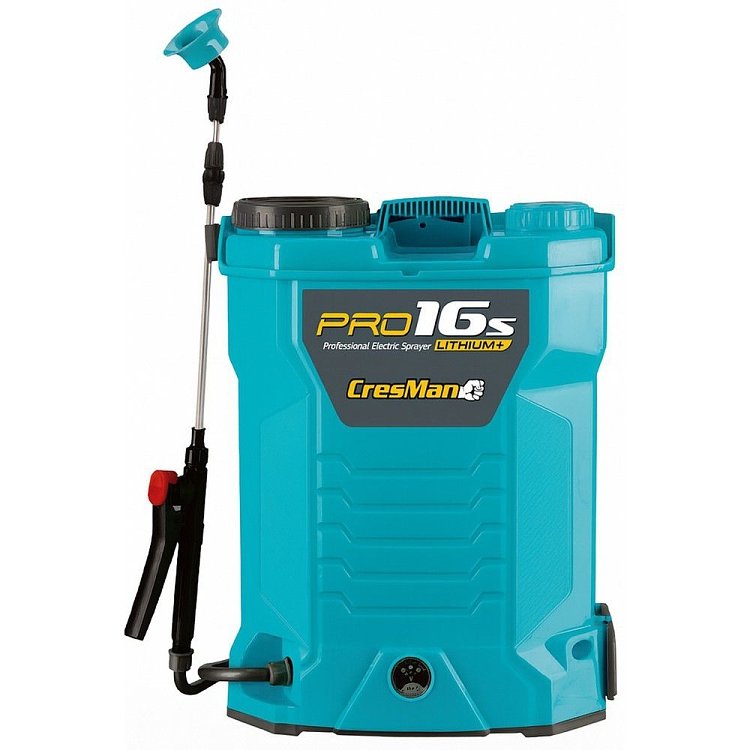 Ψεκαστήρας πλάτης μπαταρίας λιθίου Cresman PRO-16S 16lt με τηλεσκοπική μάνικα