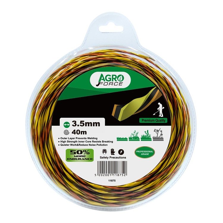 Agroforce Triple Pro 3.5mm μεσινέζα για σκληρά χόρτα
