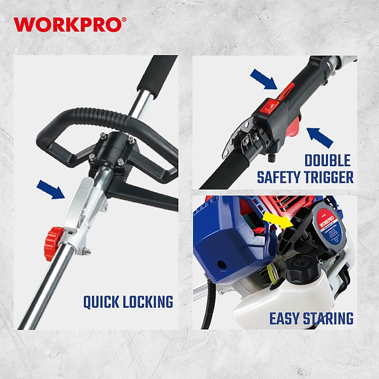 Βενζινοκίνητο πολυεργαλείο WP424008 PROFI με δίσκο και μπορντουροψάλιδο