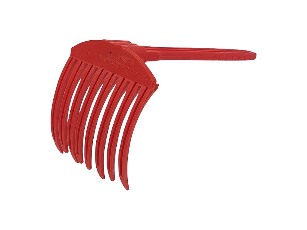 Χτένι ελαιοσυλλογής Επιδαύρου πλαστικό κόκκινο για μάζεμα ελιάς – ελληνικής κατασκευής