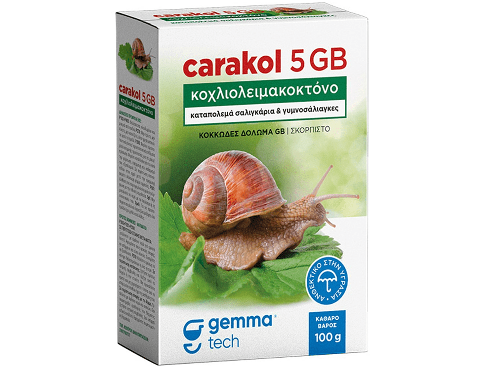 Carakol 100 g – Σαλιγκαροκτόνο δόλωμα Gemma για σαλιγκάρια και γυμνοσάλιαγκες