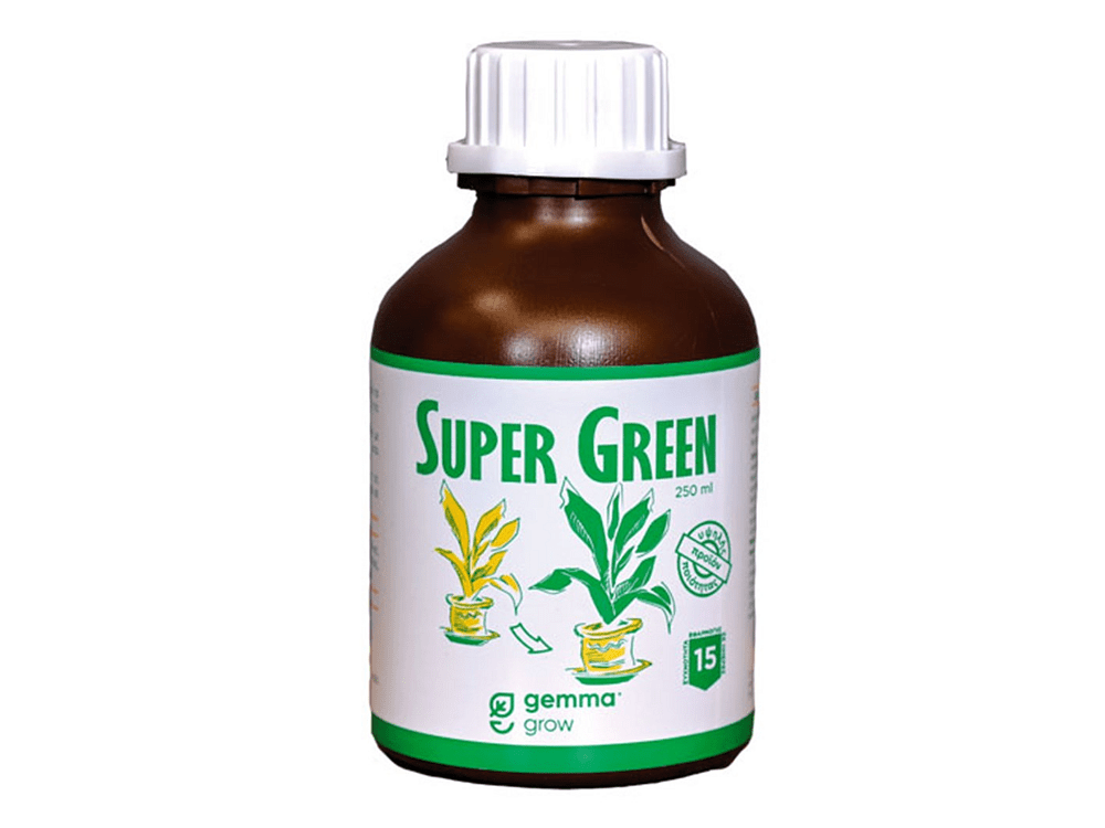Super Green χηλικός σίδηρος υγρός 250ml – θεραπεία χλωρώσεων και κιτρινίσματος φύλλων