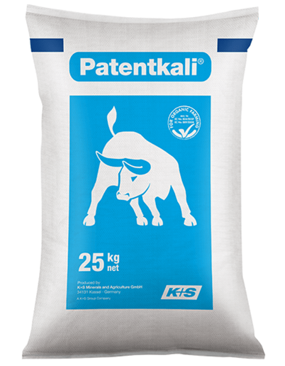 Patentkali – επίσημη συσκευασία λιπάσματος K+S 25kg