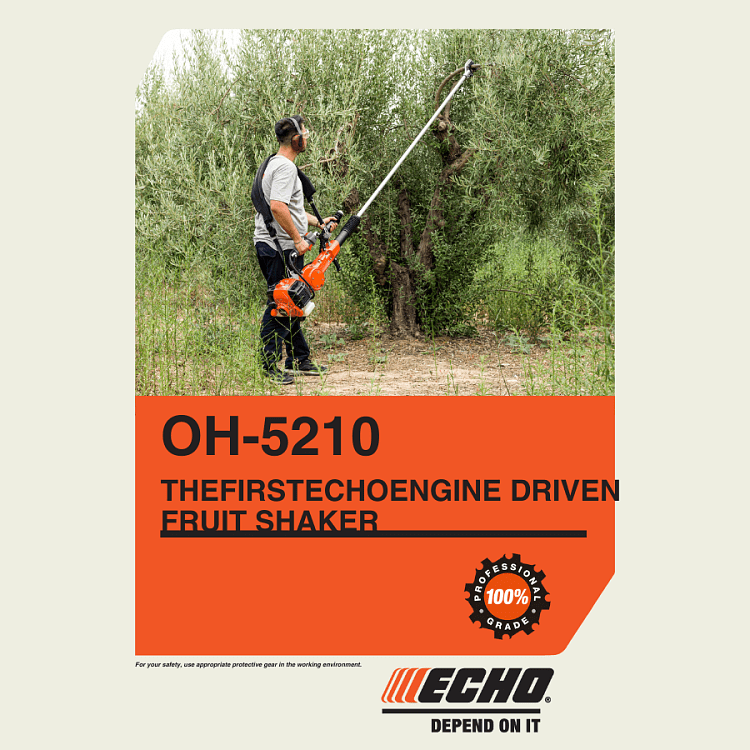 ECHO OH-5210 τινακτικό – εργασία σε ελαιώνα