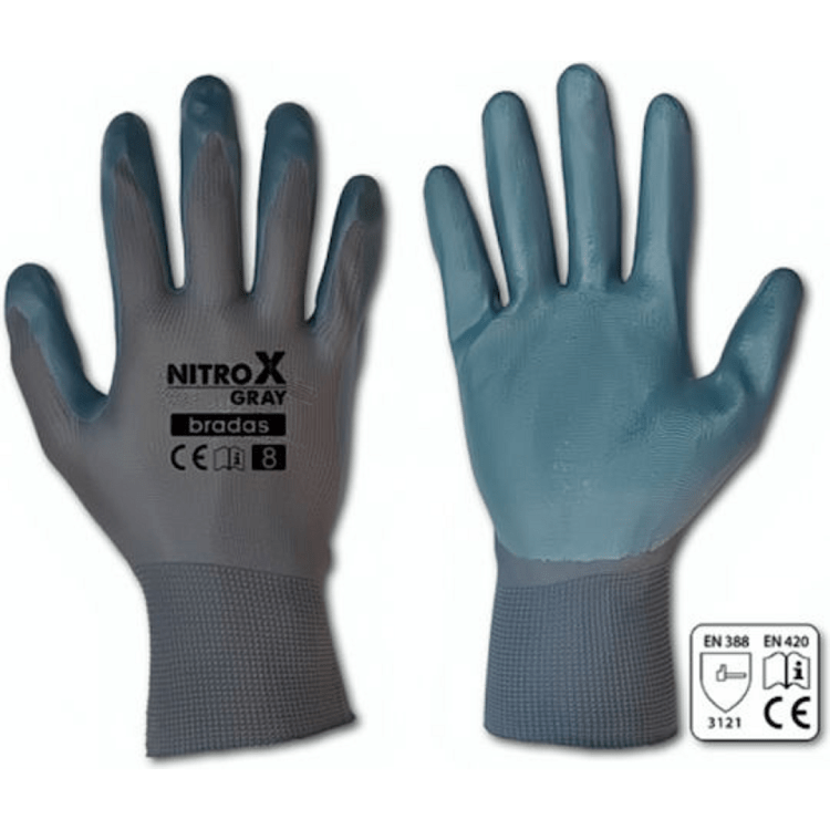 Bradas NITROX Gray Γάντια Εργασίας – χρήση σε εργασία κήπου