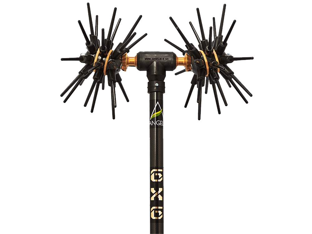 Asteras Max 6x6 ελαιοραβδιστικό 12V 450W με 6 κεφαλές & 48 ανθρακονήματα