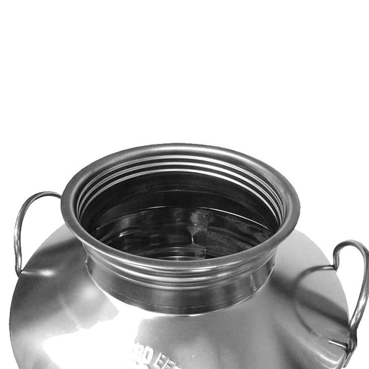 Ανοξείδωτο δοχείο Quattro Effe 10L AISI 304 με βιδωτό καπάκι και πιστοποίηση τροφίμων