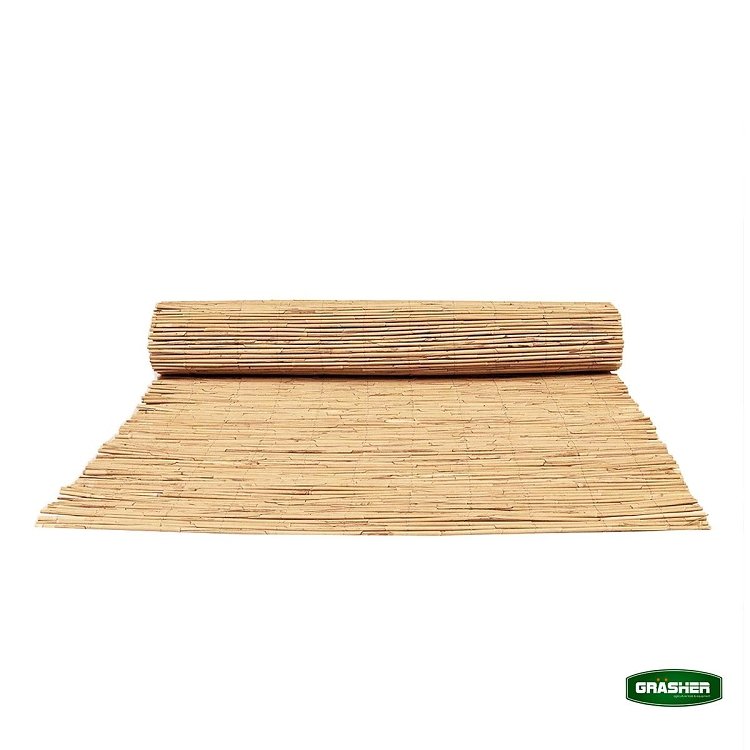 Καλαμωτή 2x3m GRASHER – εφαρμογή σε περίφραξη