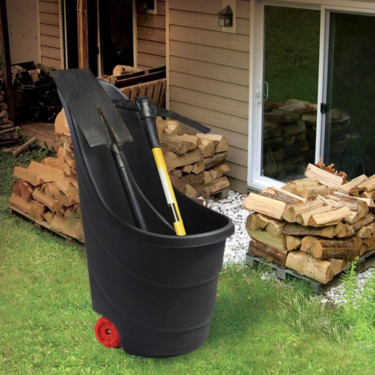 Καρότσι Κήπου GRASHER 60lt – χρήση σε οικιακό κήπο