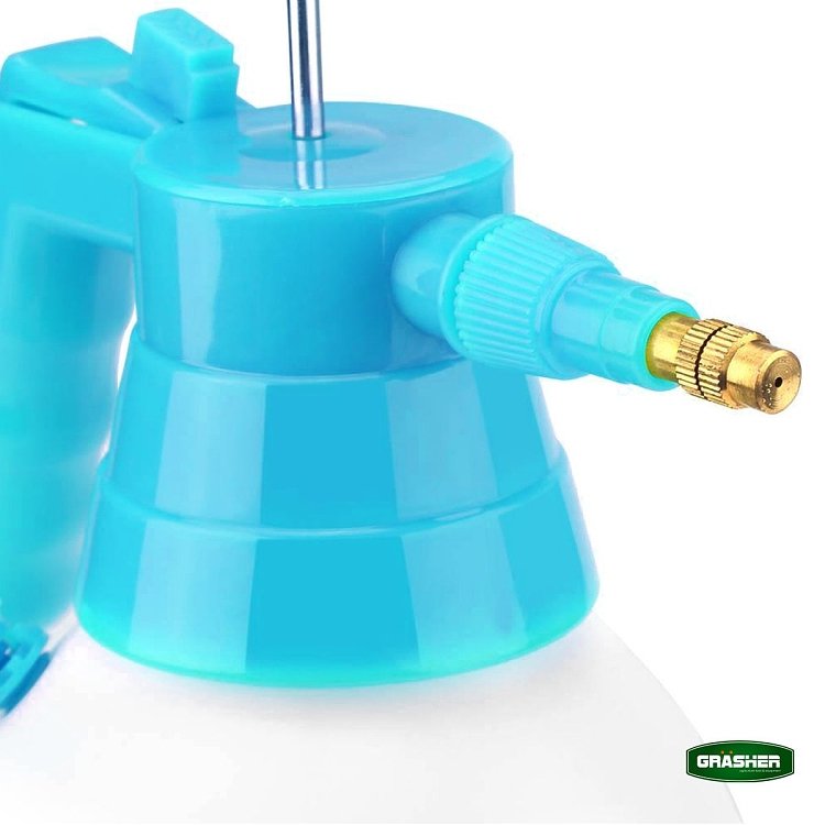 Ψεκαστήρας Χειρός GRASHER 2lt – Πλαστικός προπιέσεως λευκός για ψεκασμούς