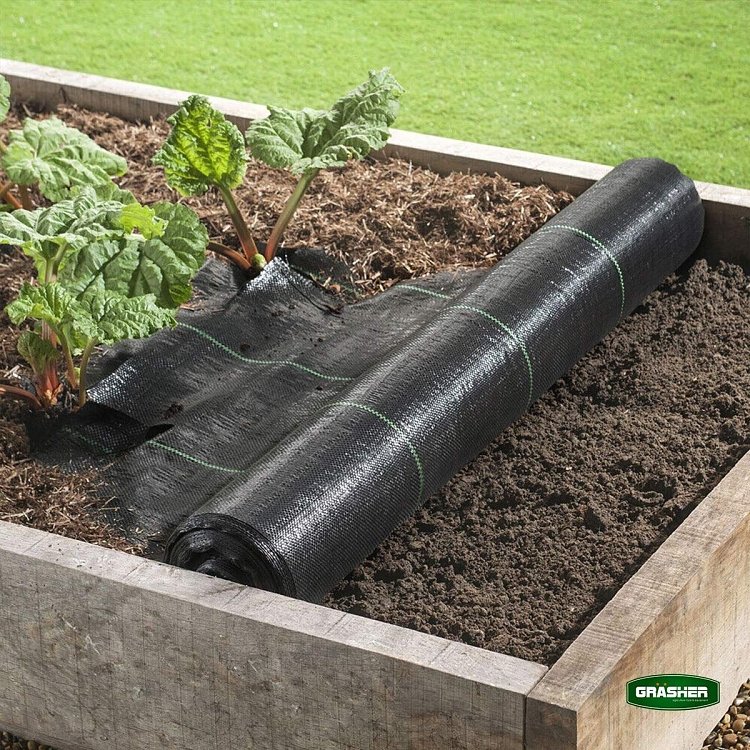 GRASHER Νάυλον Εδαφοκάλυψης - Γεωύφασμα 2x50m (95gr/m²) με 5 Χρόνια UV Προστασία