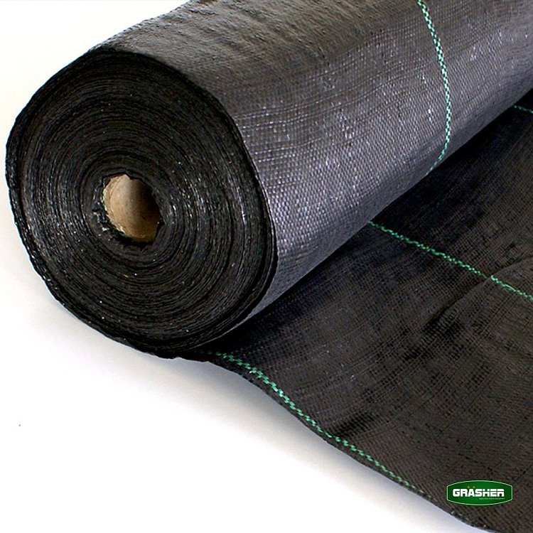 GRASHER Μαύρο Γεωύφασμα Πολυπροπυλενίου 95gr/m2