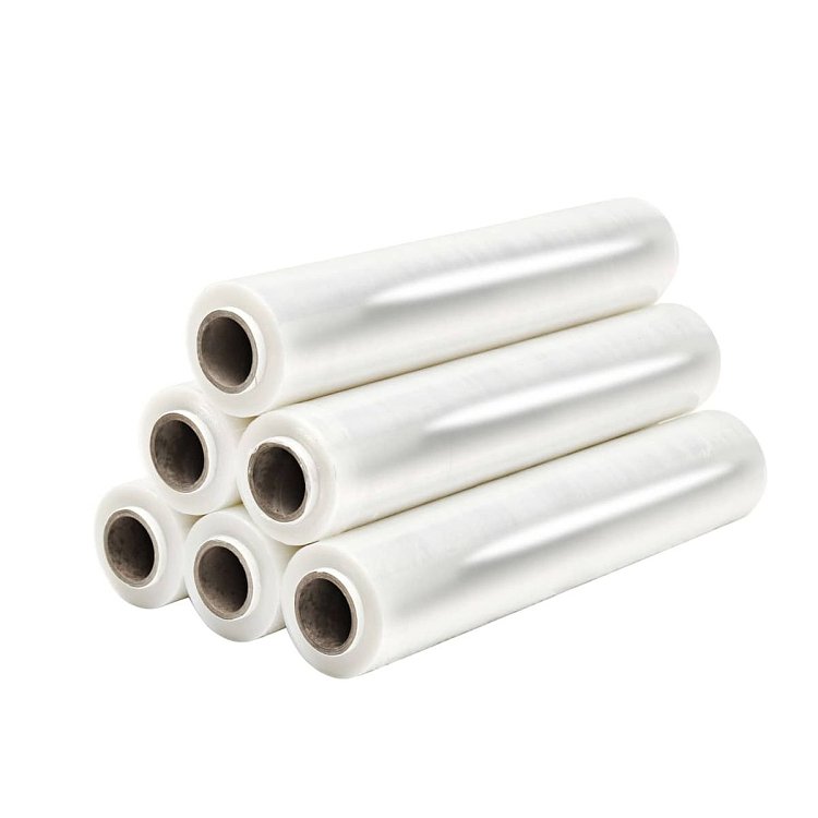 Stretch Film Διάφανο 50cm 1,6kg – κοντινή λήψη ρολού