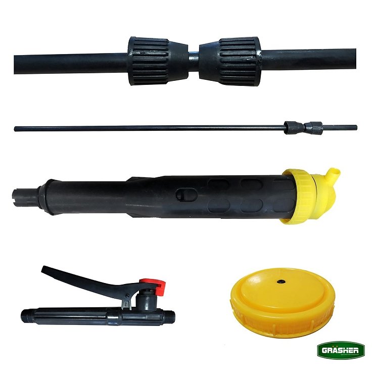 GRASHER 16lt – λεπτομέρεια πλαστικού υλικού