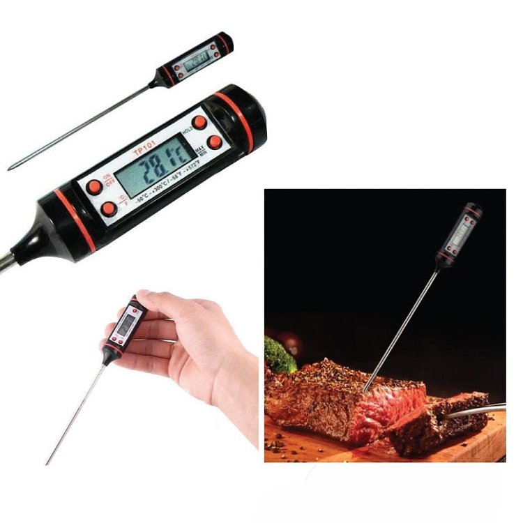 Ηλεκτρονικό θερμόμετρο ακριβείας για μαγειρική και οινοποίηση.