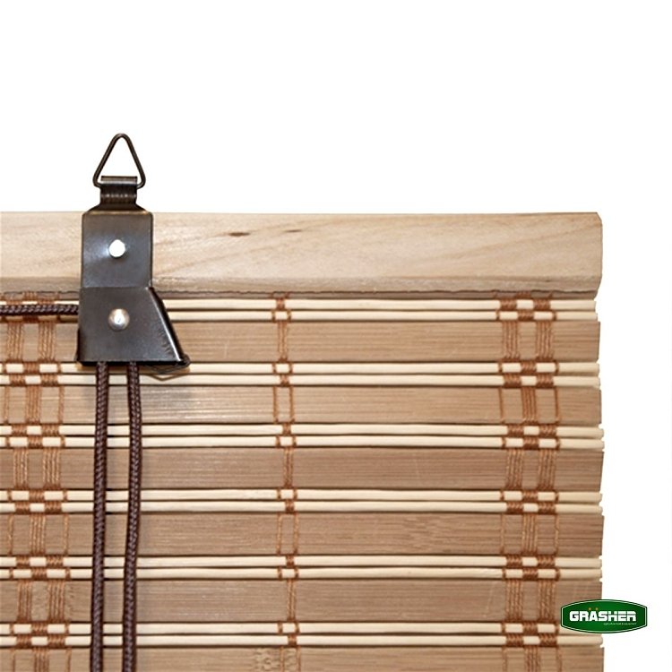 Στόρι σκίασης μπαμπού Grasher – λεπτομέρεια υφής φυσικού ξύλου μπαμπού