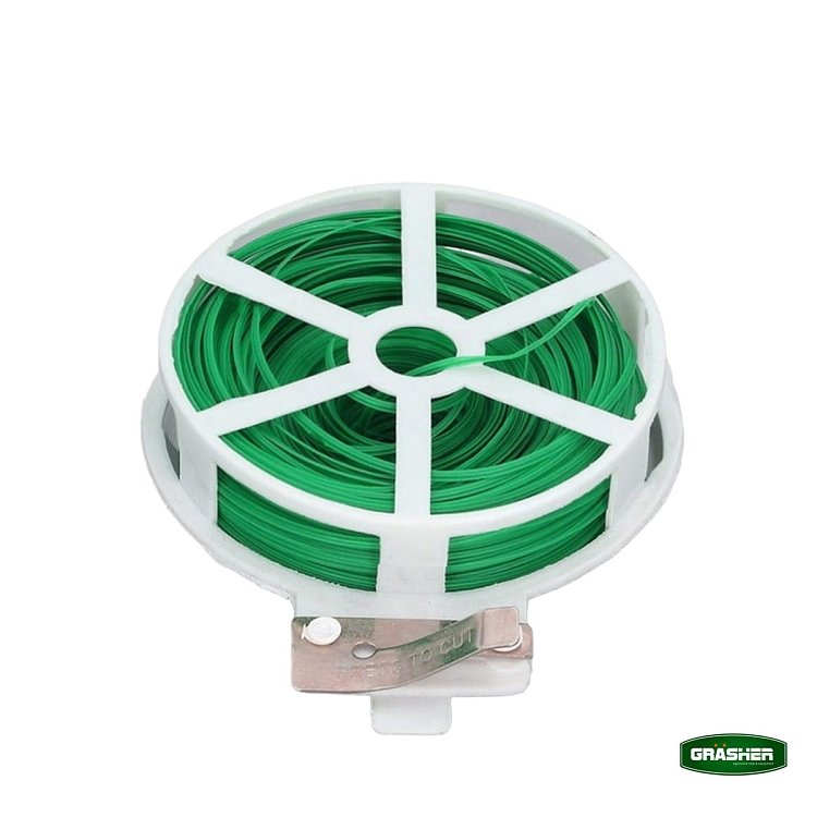 Σταθεροποίηση αναρριχώμενων φυτών με σύρμα PVC 30m