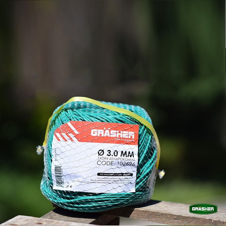 Σχοινί Δενδροκομίας GRASHER 3mm – συσκευασία με ετικέτα 1kg