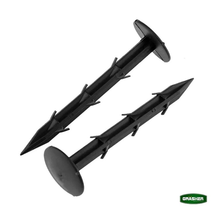 Πλαστικά πασαλάκια στερέωσης νάιλον εδαφοκάλυψης 12cm Grasher