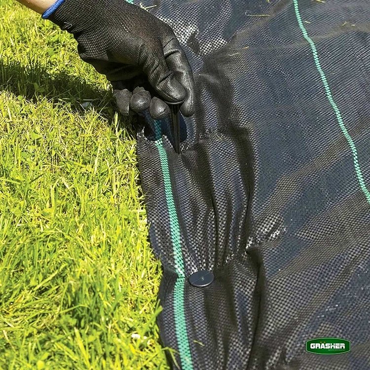 Κοντινό πλάνο κεφαλής πασάλου Grasher για σταθερή συγκράτηση