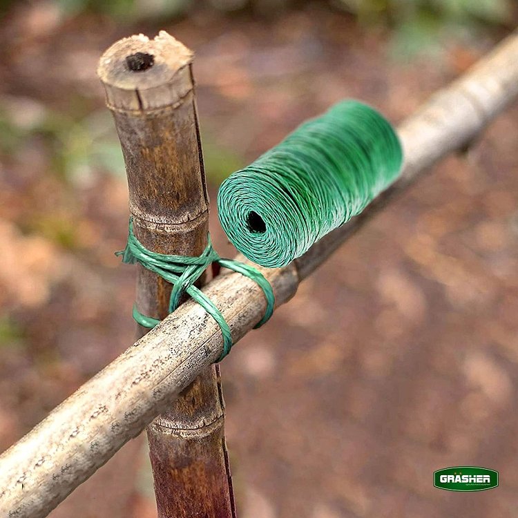 Ανθεκτικό νήμα πρόσδεσης φυτών Grasher 8000D πράσινο
