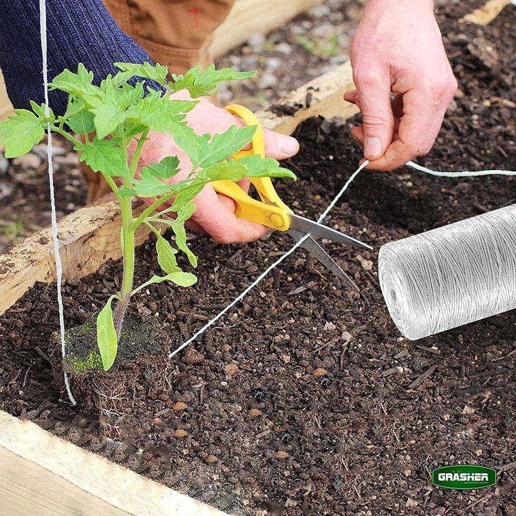 Νήμα πρόσδεσης φυτών Grasher 16000D λευκό υψηλής αντοχής