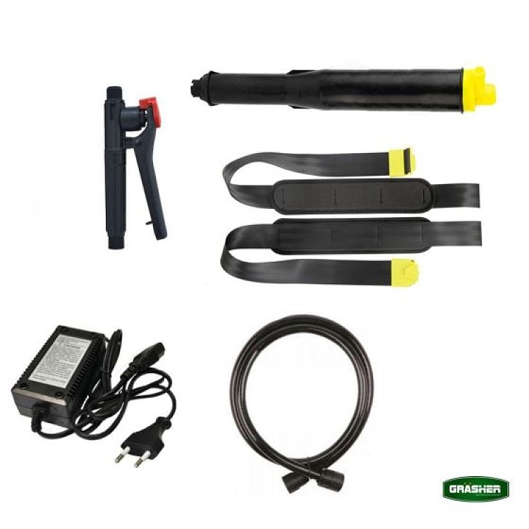 Ψεκαστήρας Μπαταρίας Λιθίου 16lt GRASHER – Ηλεκτρικός πλάτης τιρκουάζ για ψεκασμούς