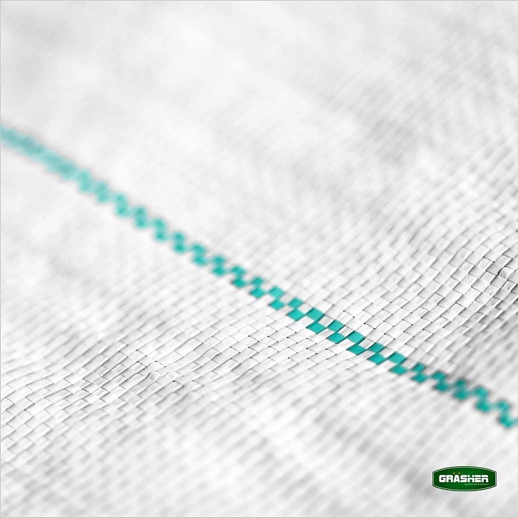 Λευκό ύφασμα εδαφοκάλυψης με UV προστασία Grasher