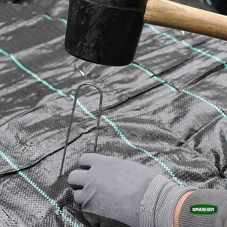 Γεωύφασμα GRASHER – συσκευασία 2x10m με πράσινη ρίγα ευθυγράμμισης